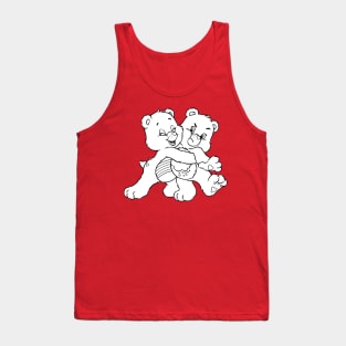 twin bears hugging Tank Top